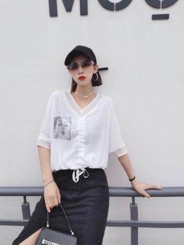 韩系烫鉆小衫，女装，嘉福利市