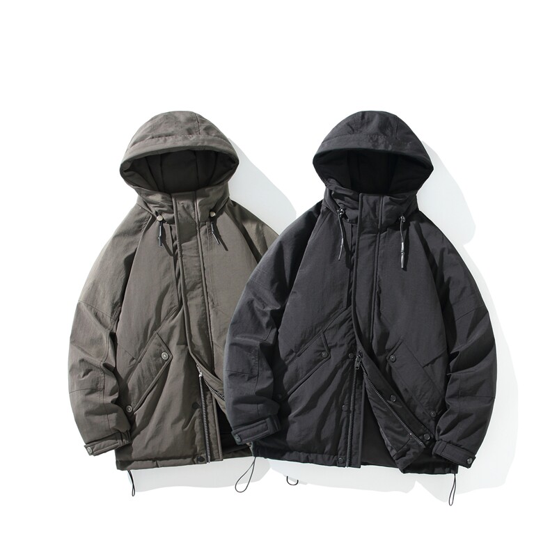 2025冬季标90绒连帽白鸭绒羽绒服 342-p390图片