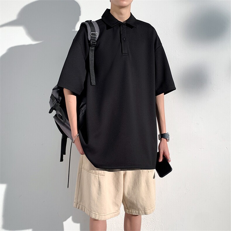 加大210斤可穿夏季新款休闲短袖T恤男宽松百搭POLO打底衫上衣，男装Polo衫，星座1206（原A206）