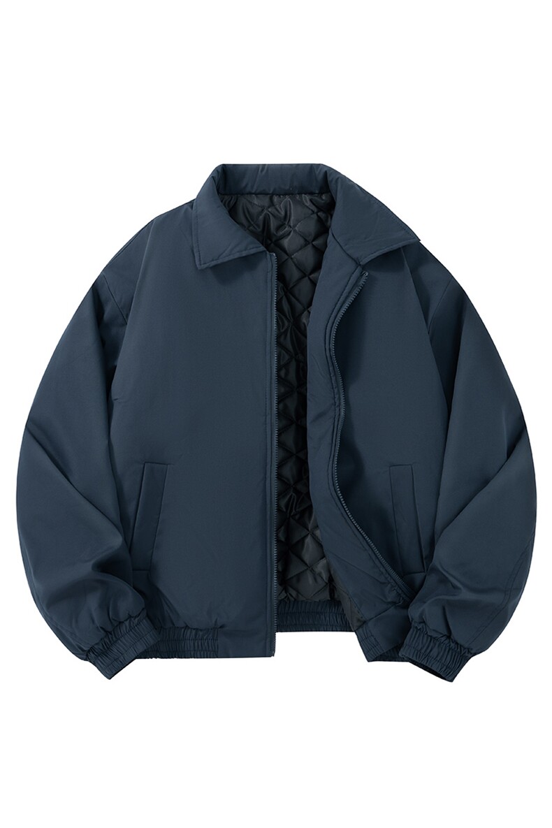 冬装老钱风加棉加厚夹克外套棉服男女翻领棉衣棒球服潮M813-P65,男装夹克,电商A441