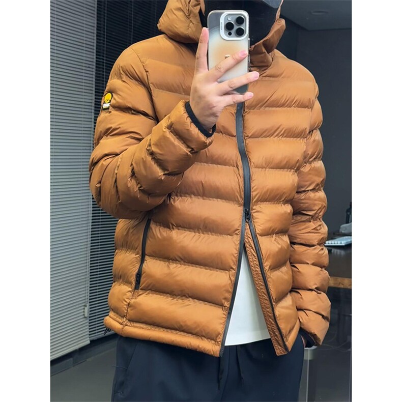 高品户外轻量胶囊旅行家无缝压胶连帽棉服棉衣男女A1224-P115,男装棉衣,星座1505