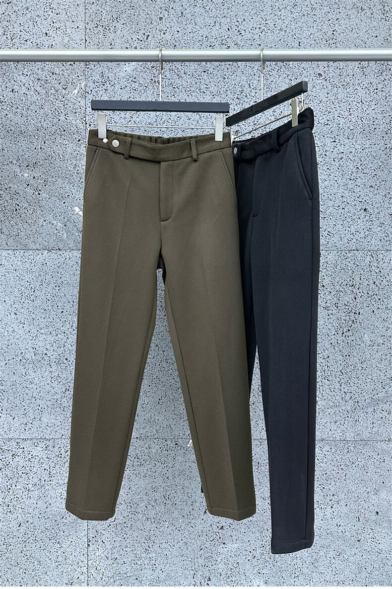 轻熟风直播呢料加厚韩版休闲裤9156-P85,男装休闲裤,电商A243