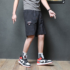 M-8XL男大码冰丝弹力5分裤短裤5032-1_6810(M-5XLP306XL-8XLP35)，男装休闲裤，星座1516-1