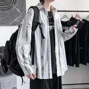 ins简约潮流男衬衫C9535P30图片