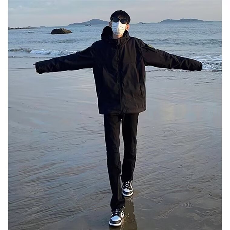 夏季男士牛仔裤美式复古潮流直筒百搭裤子宽松阔腿休闲牛仔裤男,男装牛仔裤,星座1210-1