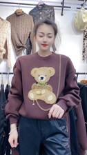 新款空气小熊卫衣，女装卫衣/绒衫，帝瀛 DY