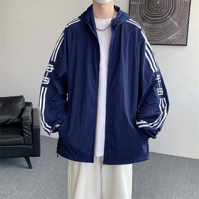 情侣防晒衣夹克男女拼接外套上衣学生班服F02-P55,男装夹克,星座308B-2