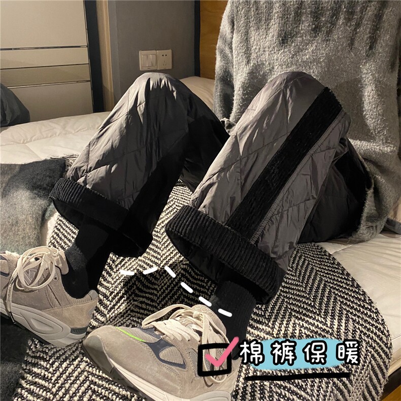A165-K7941-P65控78现货~羽绒棉裤~加厚保暖御寒防风休闲暖暖裤,男装棉衣,电商A165