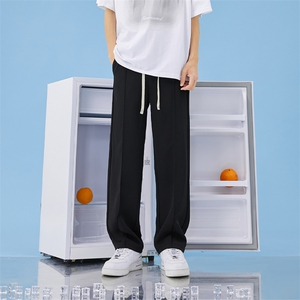 宽松直筒男装冰丝裤子CK226 P45图片
