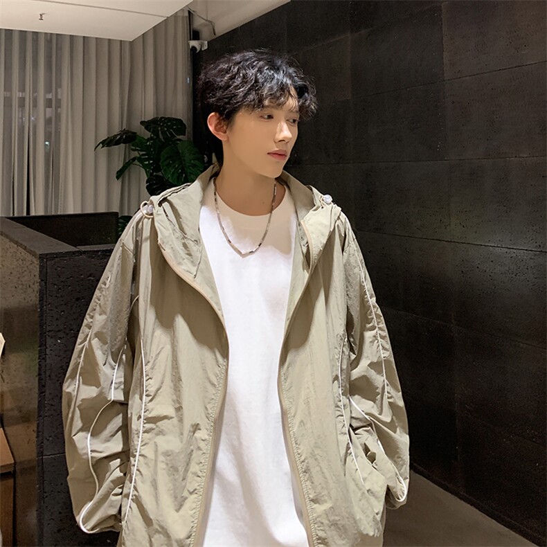2024年夏季新款港风美式日系复古高质量防晒衣夹克insFS119-P53,男装防晒衣,星座313A(原308A-2)