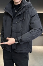 2024新款男士羽绒服冬季连帽羽绒外套B240-YR9817，男装羽绒服，电商B240