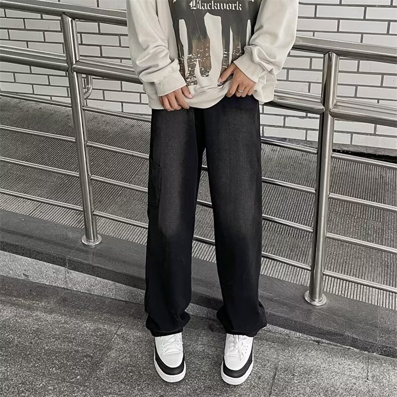 美式牛仔裤男款秋季长裤潮 SK221 P40图片