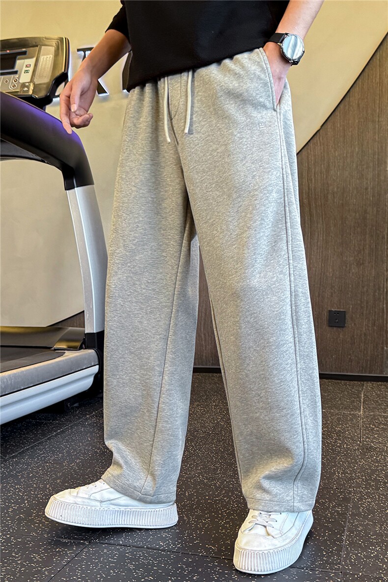 2026新款春季卫裤男士运动弯刀裤美式休闲裤子A313-261160-P68,男装休闲裤,电商A313
