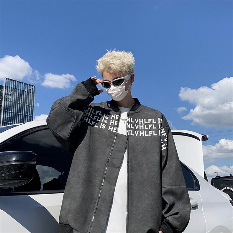 F433P75新款秋装男生休闲夹克外套时尚宽松休闲,男装夹克,星座512-6