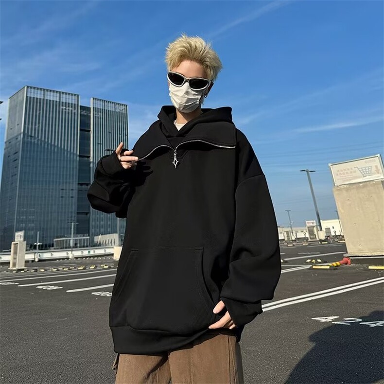 E16P45春秋男女同款新款卫衣男生套头衫时尚宽松打底衫,男装卫衣,星座512-6