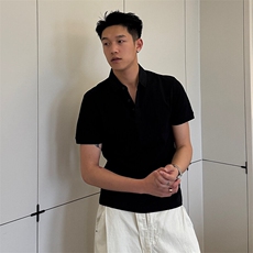 7A抑菌220克丝光珠地高品质常年主推短袖T恤翻领Polo衫T0257，男装T恤，电商D342