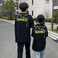 万针全刺绣工艺高品质260克双纱纯棉美式高街短袖T恤特P33，男装T恤，电商A486