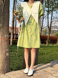 夏季 华夫格披肩 两件套裙,其它,迎盈柳韵