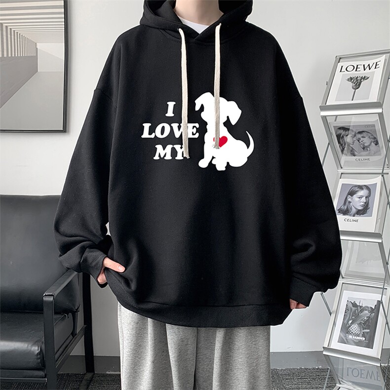 连帽卫衣男大码胖子帽衫大号运动服WY2448-P35,男装卫衣,电商A040