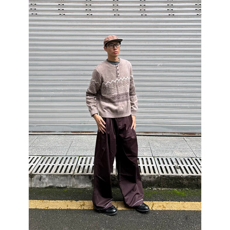 重磅秋冬装北极绒套头毛衣美式复古休闲慵懒风提花工艺针织衫外套,男装针织衫/毛衣,电商A486