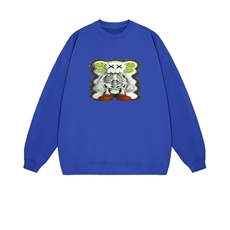 2025年秋季套头长袖时尚百搭通勤简约休闲，女装卫衣/绒衫，花可