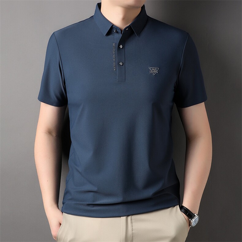 D33725钱塘2020-2夏季新款中青年男士翻领时尚休闲百搭T恤上衣P58,男装T恤,钱塘207-2