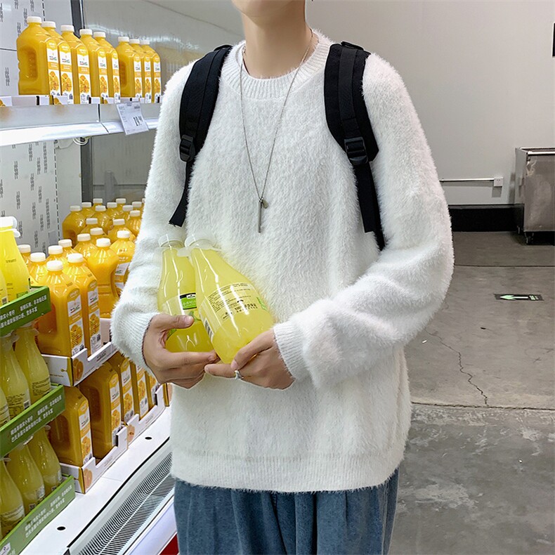 手感超好毛衣男秋冬外套潮高街打底线衣慵懒风针织衫仿貂绒A22P65,男装针织衫/毛衣,星座1116-2