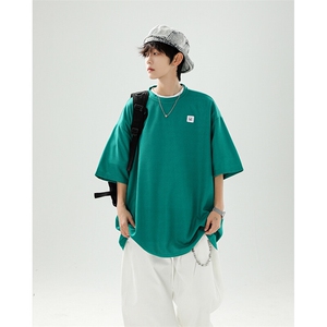 8XL-M 重磅！特大码T潮牌上衣男中性华夫格短袖T恤DX304P25控39图片