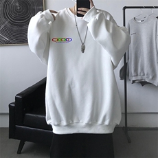 W情侣印花圆领秋冬卫衣常规P28加绒P38S-5XL支持定制，男装卫衣，星座115A-3