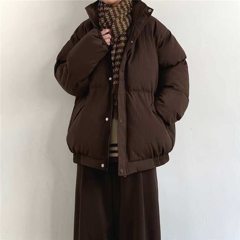 GM5511P75立领羽棉日系立领时尚泡芙小个子设计感面包服棉衣外套,男装棉衣,星座1108-5