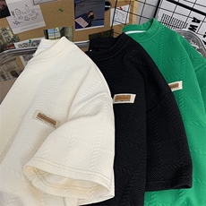 大主推抖音直播品质港风短袖男T恤X416b-1-DT383-P35限49，男装T恤，星座416B-1