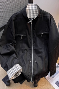 美式重工哈灵顿夹克二代男女cleanfit重磅帆布休闲立领短款工装潮图片