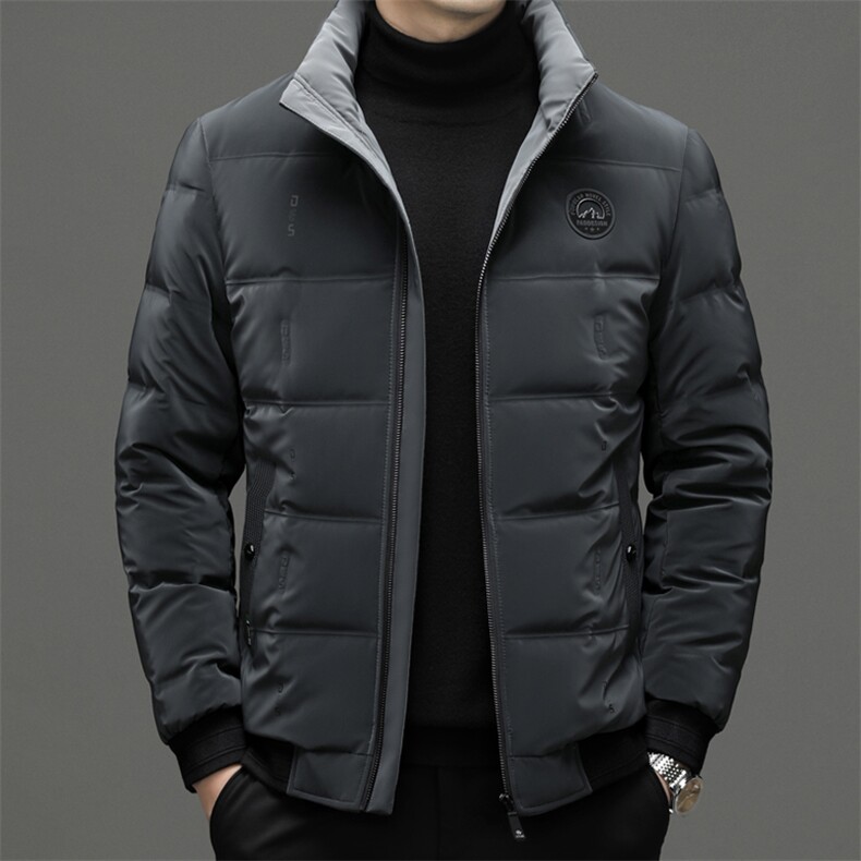 DF99708钱塘2020-2冬季厚款商务休闲简约中年男士羽绒服P245,男装羽绒服,钱塘207-2