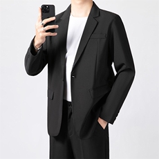 高级垂感抗皱小西服外套男士痞帅韩版休闲休闲商务西装上衣服XW08，男装西服，星座506