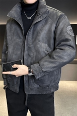 M-3XL28996-P245标50绒冬季保暖立领皮羽绒控券后价338，男装棉衣，电商B321-1