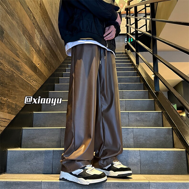 XZ616秋冬新款加厚百搭痞帅皮裤休闲长裤TY982P65控78，男装皮裤，星座512A（原616）