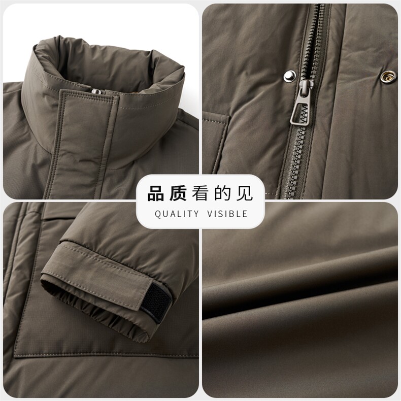 男装羽绒服YR2803新品主推90绒立领面包服实体品质大厂高品质做工,男装羽绒服,钱塘207-1