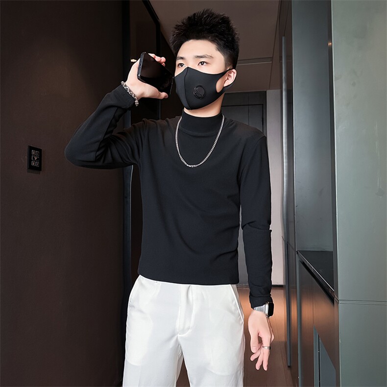 高质量抖音直播长袖T恤男店主风社会小伙打底衫301C-CT01-P48控68,男装T恤,星座301C（原B323）