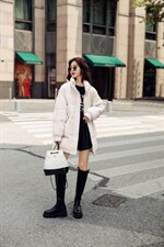 90绒羽绒服，女装羽绒服，卡西姆