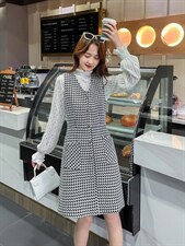 两件连衣裙时尚潮流前线排单中火火款，女装连衣裙，薇贵祖