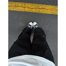 美式阔腿工装裤男女潮牌直筒伞兵裤宽松垂感运动休闲裤CK300-P48，男装休闲裤，星座1008