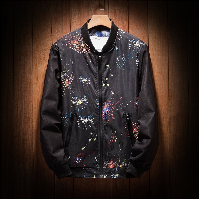 春装新款男士夹克外套胖子宽松男上衣加肥加大码L-8XL803-5P70,男装夹克,星座802