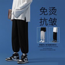 2023秋冬卫裤高弹健康布聚酯纤维WK01-1特批23，男装休闲裤，星座718-1