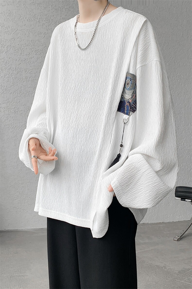 现货T10062-特批38控68百搭小熊吊坠高品质卫衣春季新款高品质,男装卫衣,电商A059