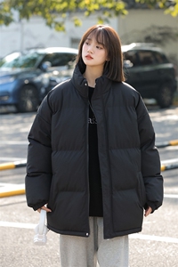 中性风秋冬新款棉衣外套纯色立领面包服保暖加厚 A436-1266-P60图片