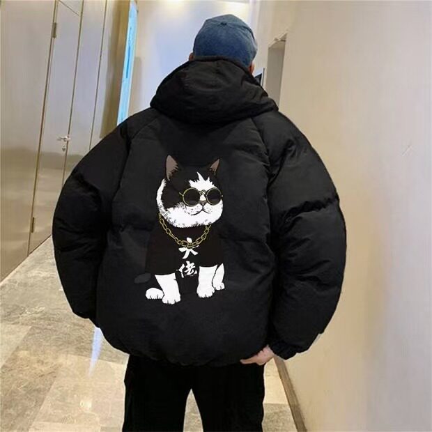 加厚新款面包连帽棉服保暖学生潮棉袄冬季棉衣男女外套TT638 P70图片