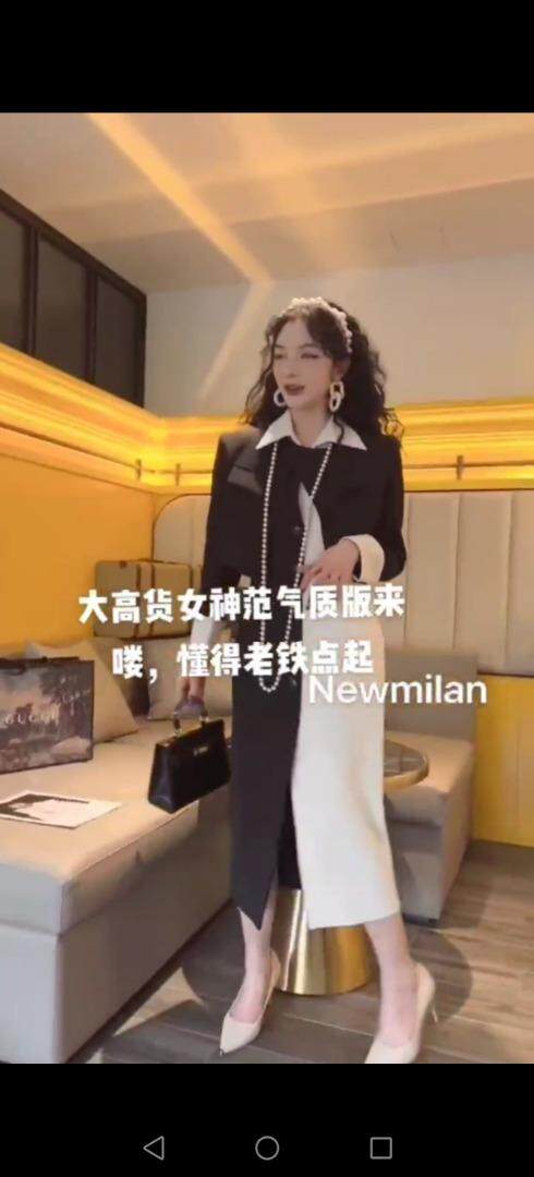 假两件风衣裙，女装风衣，迪蔓君翔