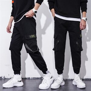 主推差春秋新品束脚哈伦大码工装裤多口袋男裤子0120图片