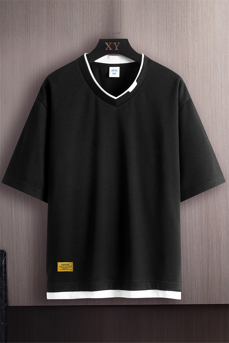 夏季短袖木板挂拍休闲宽松潮牌百搭短袖T恤男TC3138RK01-P30控50,男装T恤,星座717