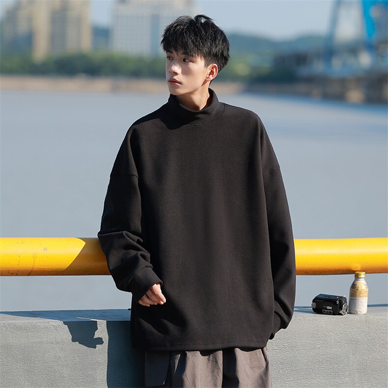 秋冬卫衣男潮流高领卫衣时尚休闲卫衣WY727-P32,男装卫衣,星座210-1